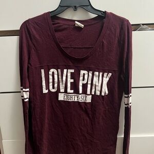 Victoria's Secret Pink Long Sleeve Tee